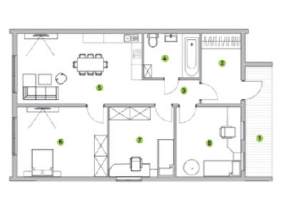 Коттедж 80 м² в КГ Вишневый Хуторок от 25 738 грн/м², с. Петропавловское