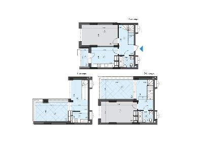 Двухуровневая 107.47 м² в ЖК CRYSTAL RESIDENCE от 64 500 грн/м², Киев