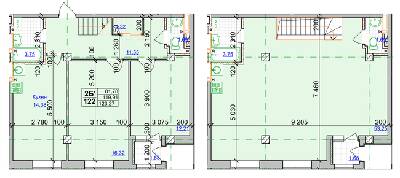 Дворівнева 123.27 м² в ЖК Спортивний від 21 300 грн/м², Харків