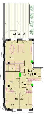 3-кімнатна 140.9 м² в ЖК Loft White від 37 350 грн/м², Дніпро