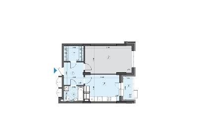 1-кімнатна 52.12 м² в ЖК CRYSTAL RESIDENCE від 64 500 грн/м², Київ