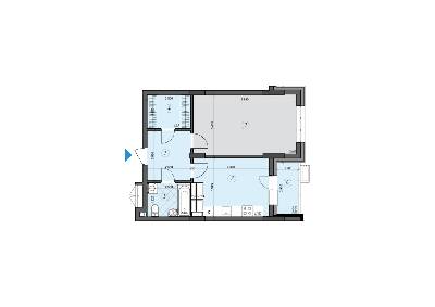 1-кімнатна 52.33 м² в ЖК CRYSTAL RESIDENCE від 64 500 грн/м², Київ