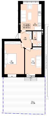 2-комнатная 66.16 м² в ЖК Грушевского от 15 150 грн/м², г. Винники