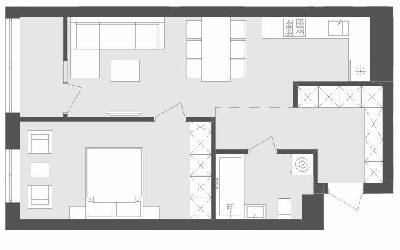 1-кімнатна 51.85 м² в ЖК Avalon Flex від 33 000 грн/м², Львів