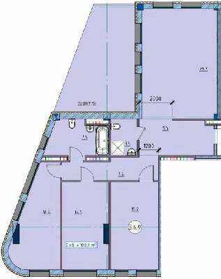 3-комнатная 108.9 м² в ЖК Пространство у Стамбульского парка от 44 000 грн/м², Одесса