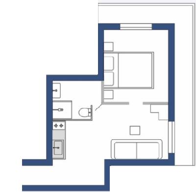 2-комнатная 43.5 м² в ЖК Сузирья 2020 от 14 500 грн/м², Кропивницкий