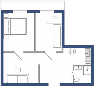 3-кімнатна 57.4 м² в ЖК Сузір'я 2020 від 14 500 грн/м², Кропивницький