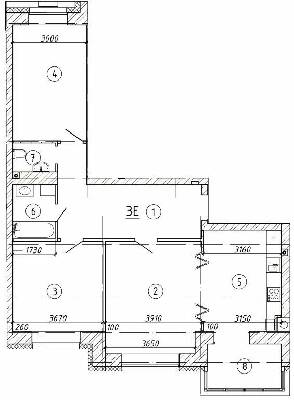 3-комнатная 83 м² в ЖК Barbara от 17 750 грн/м², г. Горишние Плавни