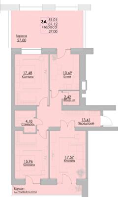 3-кімнатна 114.12 м² в ЖК Греків Ліс від 20 150 грн/м², м. Умань