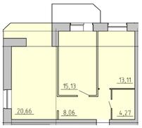 2-комнатная 69.3 м² в ЖК на ул. Гончая, 59, 61 от 14 500 грн/м², Чернигов