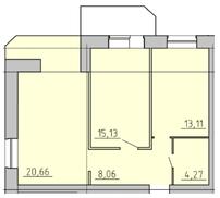 2-кімнатна 69.3 м² в ЖК на вул. Гонча, 59, 61 від 14 500 грн/м², Чернігів