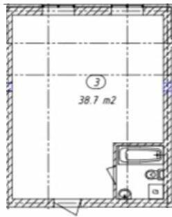 1-кімнатна 38.7 м² в ЖК Belveder City Smart від забудовника, с. Гнідин