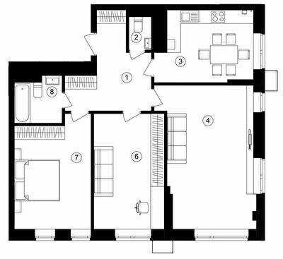 3-комнатная 84.5 м² в ЖК One House от 26 000 грн/м², г. Вишневое