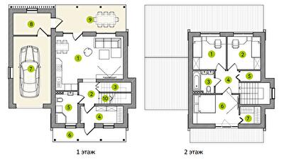 Коттедж 105 м² в КГ Зеленый Бульвар от 24 305 грн/м², с. Белогородка