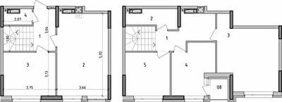 Дворівнева 95.24 м² в ЖК Оптимісто від 21 500 грн/м², с. Гатне