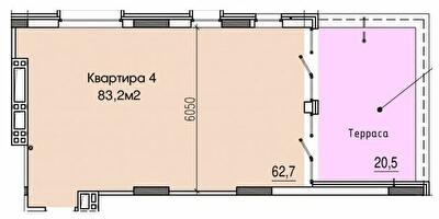 3-кімнатна 83.2 м² в ЖК West Hall від 25 000 грн/м², Дніпро