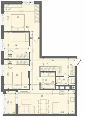 3-кімнатна 84.61 м² в ЖК Етно Дім від 18 000 грн/м², с. Горішній
