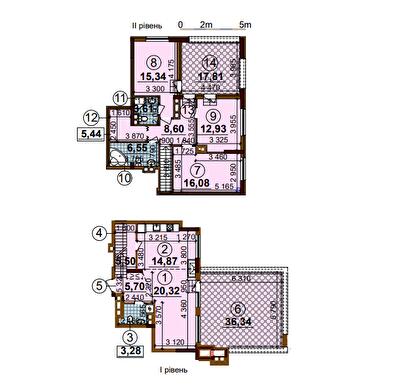 Дворівнева 134.46 м² в ЖК Варшавський Плюс від 21 050 грн/м², Київ