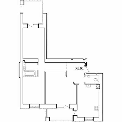 3-комнатная 76.23 м² в ЖК Концепт от 19 500 грн/м², Николаев