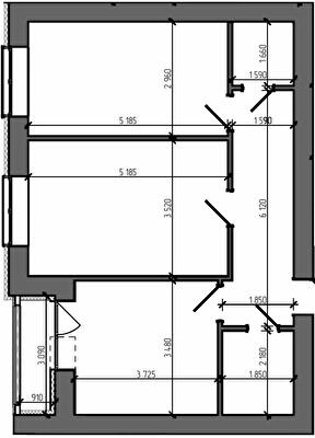 2-кімнатна 63.9 м² в ЖК Театральний від 21 850 грн/м², Рівне