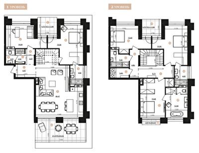 Двухуровневая 208.93 м² в ЖК Doma Trabotti от 75 550 грн/м², Одесса