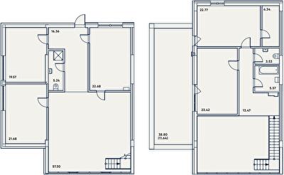 Двухуровневая 229.85 м² в КД Сапфир от 33 650 грн/м², Одесса