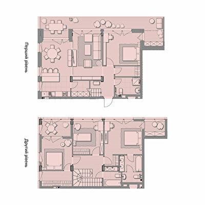 Дворівнева 155.7 м² в ЖК Luxberry lakes & forest від 31 000 грн/м², смт Козин