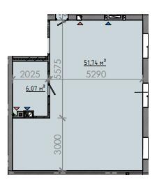 2-кімнатна 60.23 м² в ЖК Osnova від 18 100 грн/м², Запоріжжя