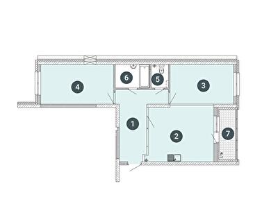 2-кімнатна 76.07 м² в ЖК Святобор від 40 455 грн/м², Київ