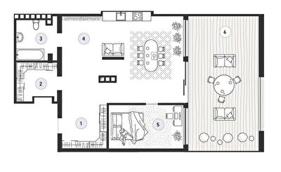 1-кімнатна 81.4 м² в ЖК Club House GREY від 22 000 грн/м², м. Кривий ріг