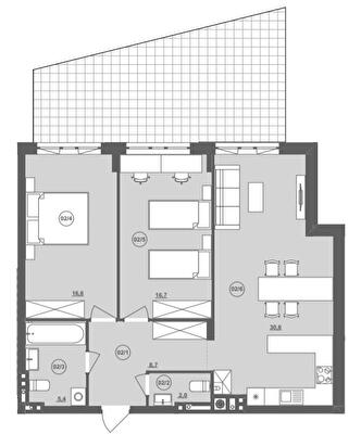 2-кімнатна 79.98 м² в ЖК ІНЖИР від 25 000 грн/м², Львів