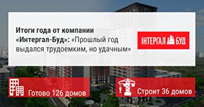 Итоги года от компании «Интергал-Буд»: «Прошлый год выдался трудоемким, но удачным» 