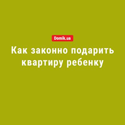 Подарить квартиру ребенку: правила в 2018 году 