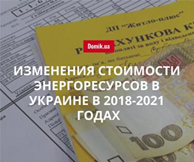 На сколько повысится стоимость энергоресурсов в Украине в 2018-2021 гг.: прогноз Минэкономразвития