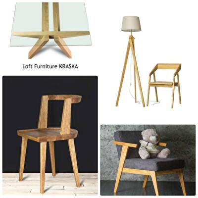 Суровая Скандинавия в мебели от украинской студии Loft furniture Kraska