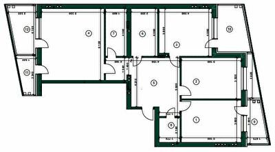 3-комнатная 149.26 м² в ЖК ParkVille от 44 350 грн/м², Харьков