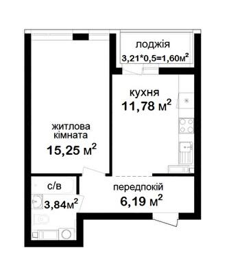 1-кімнатна 38.66 м² в ЖК Феофанія City від 49 000 грн/м², Київ