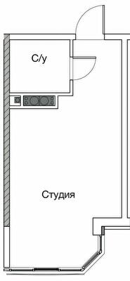 Студия 28.5 м² в ЖК Новая Европа от 19 100 грн/м², с. Иличанка