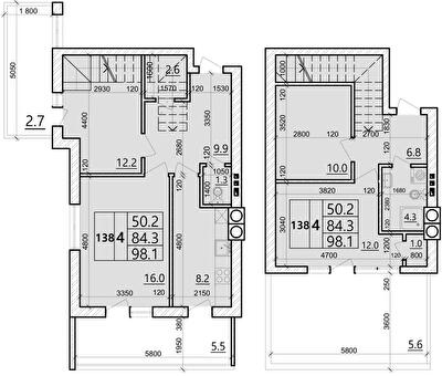 Дворівнева 98.1 м² в ЖК Святих Ольги та Єлизавети від 20 000 грн/м², м. Винники