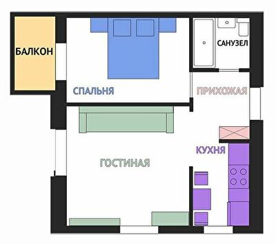 2-кімнатна 51.3 м² в ЖК Воробйові гори Family від 23 000 грн/м², Харків