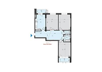 Двухуровневая 124.14 м² в ЖК CRYSTAL RESIDENCE от 59 000 грн/м², Киев