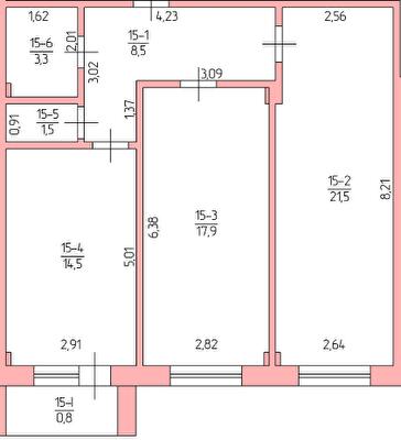 2-кімнатна 69.9 м² в ЖК The Loft від 8 500 грн/м², м. Нова Каховка