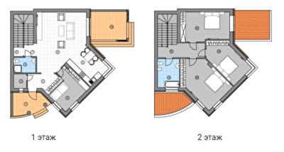 Таунхаус 160.03 м² в КГ Заречный Гай от 25 308 грн/м², с. Счастливое