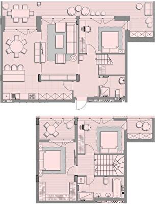 Двухуровневая 131.4 м² в ЖК Luxberry lakes & forest от 32 550 грн/м², пгт Козин