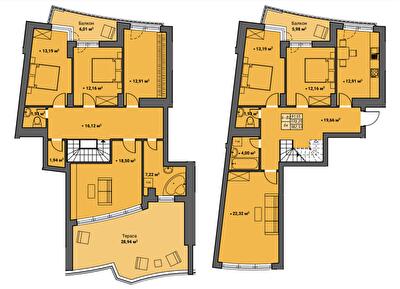 Дворівнева 182.53 м² в ЖК Amber Park від 28 700 грн/м², Рівне