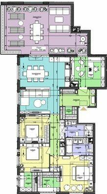 3-комнатная 154.4 м² в ЖК Файна Таун от 55 550 грн/м², Киев