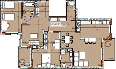 3-комнатная 121.09 м² в ЖК Z40 от 56 450 грн/м², Львов