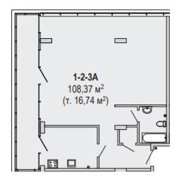 3-комнатная 108.37 м² в Апарт-комплекс Port City от 37 650 грн/м², Днепр