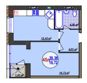 1-комнатная 39.36 м² в ЖК Кемпинг Сити от 16 900 грн/м², пгт Стрижавка