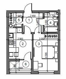 1-кімнатна 39.69 м² в ЖК Protsev від 23 900 грн/м², с. Проців